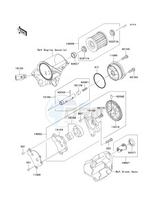 KL 650 E [KLR650] (E8F-E9F) E9F drawing OIL PUMP