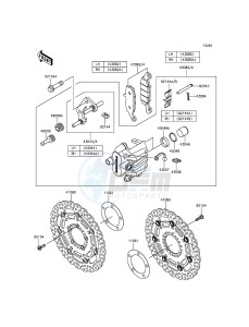 ER-6F EX650EFF XX (EU ME A(FRICA) drawing Front Brake