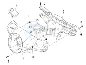 GTS 300 ie USA drawing Handlebars coverages