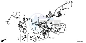 CBR125RC drawing WIRE HARNESS