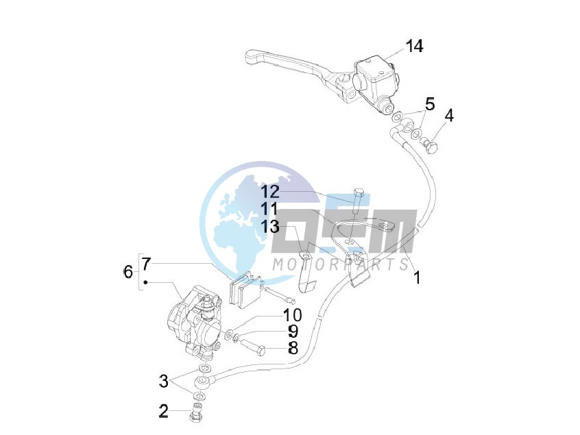 Brakes pipes - Calipers