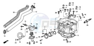 CN250 drawing CYLINDER HEAD