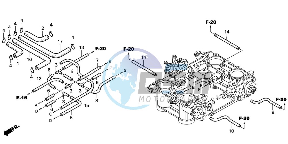 THROTTLE BODY (TUBING)