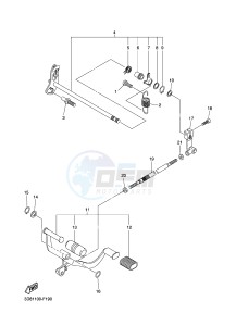 XVS1300A XVS1300A UBS MIDNIGHT STAR (1CS8) drawing SHIFT SHAFT