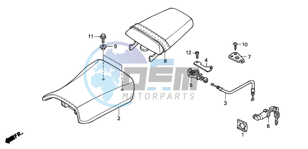 SEAT (CBR600F42-3/FS/FR)