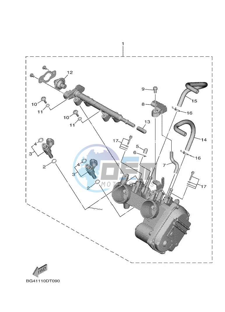 THROTTLE BODY ASSY 1