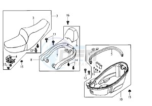 JOYRIDE - 125 cc drawing SEAT