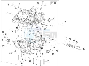 RSV4 1000 RR drawing Crankcases I