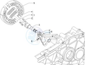 Stalker 50 drawing Rear brake - Brake jaw