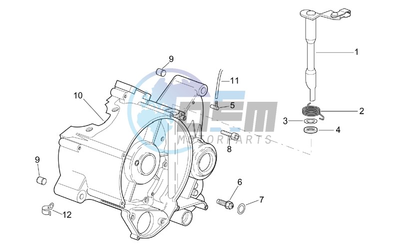 Left crankcase