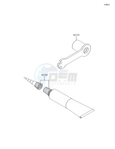 KX65 KX65AFF EU drawing Owner's Tools