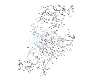 YP R X-MAX ABS 250 drawing FRONT BODY