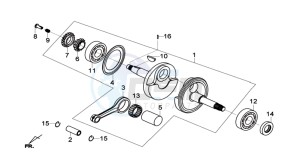 HD2 200 drawing CRANKSHAFT / PISTON / PISTON RING