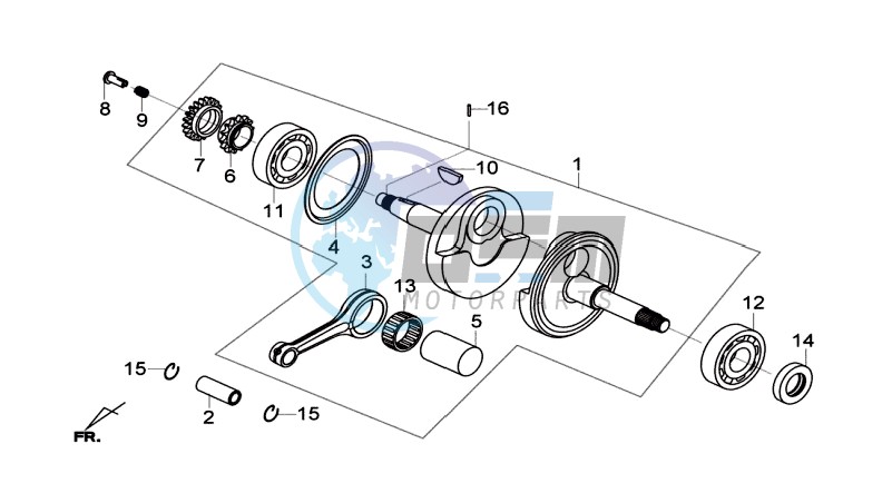 CRANKSHAFT / PISTON / PISTON RING