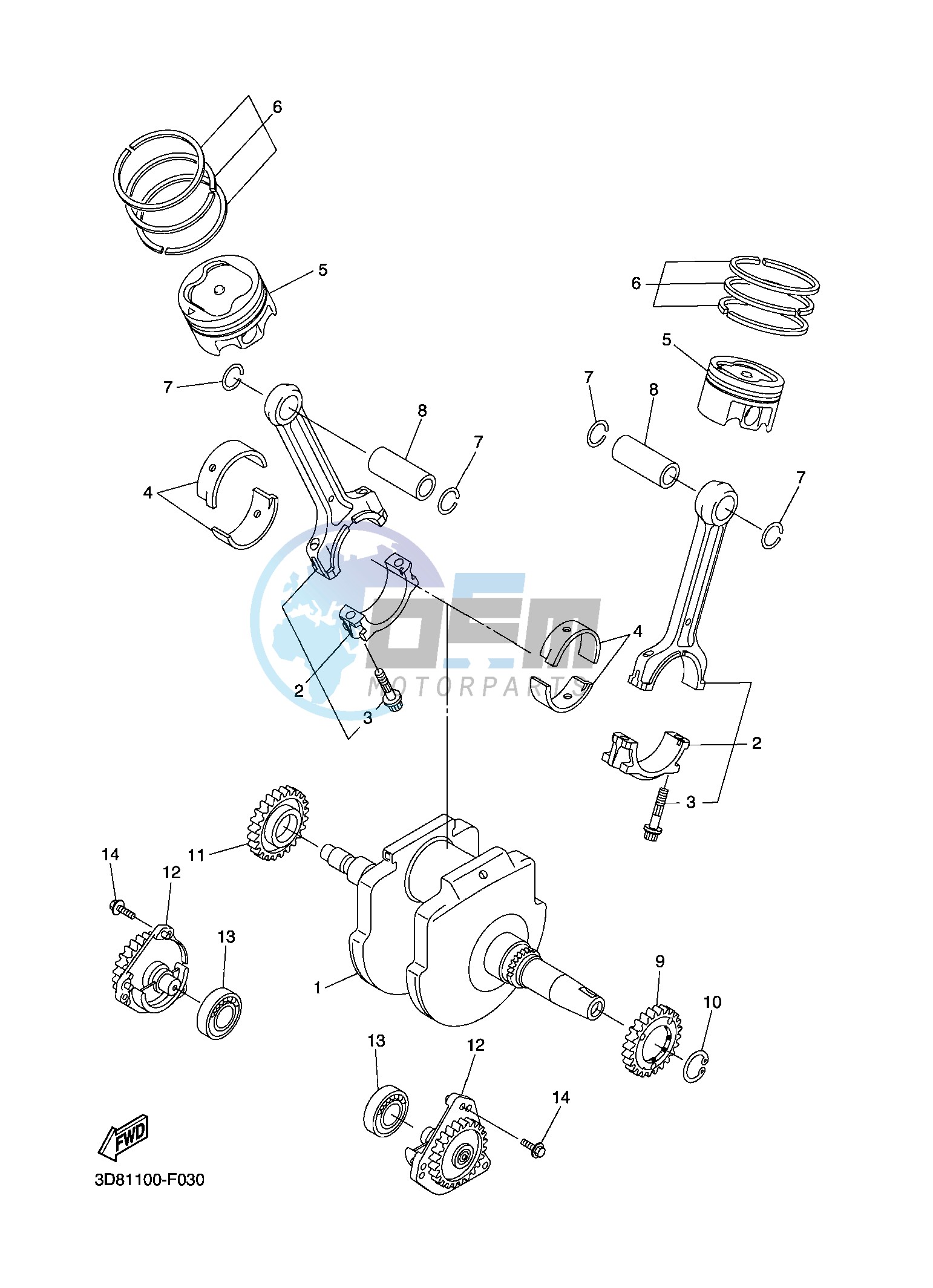 CRANKSHAFT & PISTON