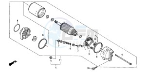 VFR750F drawing STARTING MOTOR