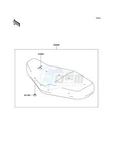 W800 EJ800ACFA GB XX (EU ME A(FRICA) drawing Seat