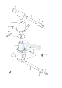 DF 70 drawing Trim Cylinder (2001-2008)