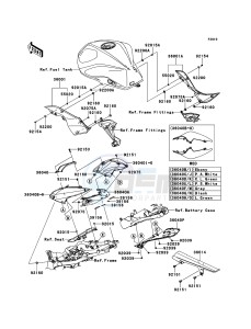 Z750 ABS ZR750MCF UF (UK FA) XX (EU ME A(FRICA) drawing Side Covers/Chain Cover