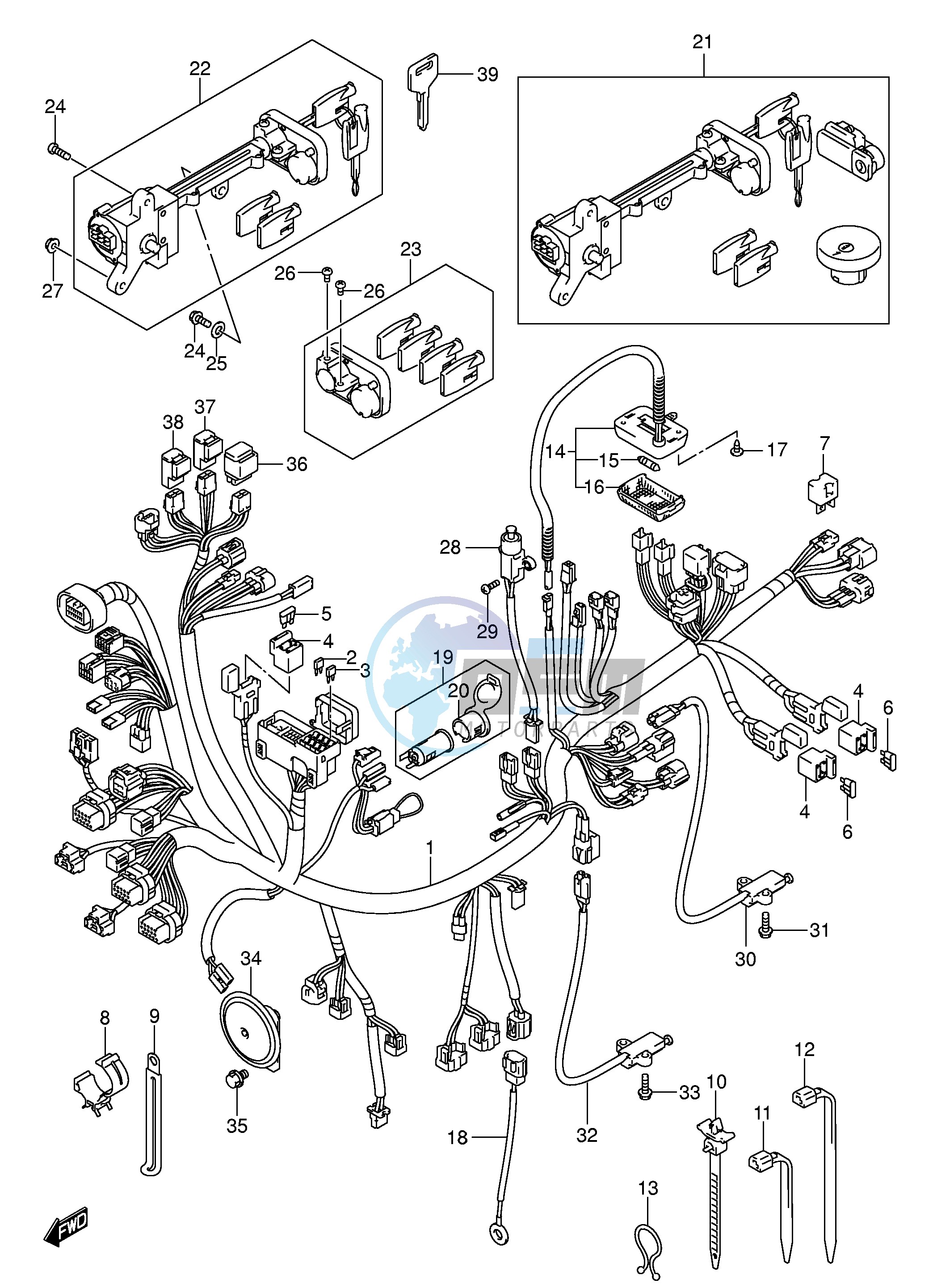 WIRING HARNESS (AN650K4)