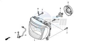 CB1300SA CB1300SUPERBOLD'OR drawing HEADLIGHT (3)