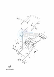 YFM700R (BCX8) drawing TAILLIGHT