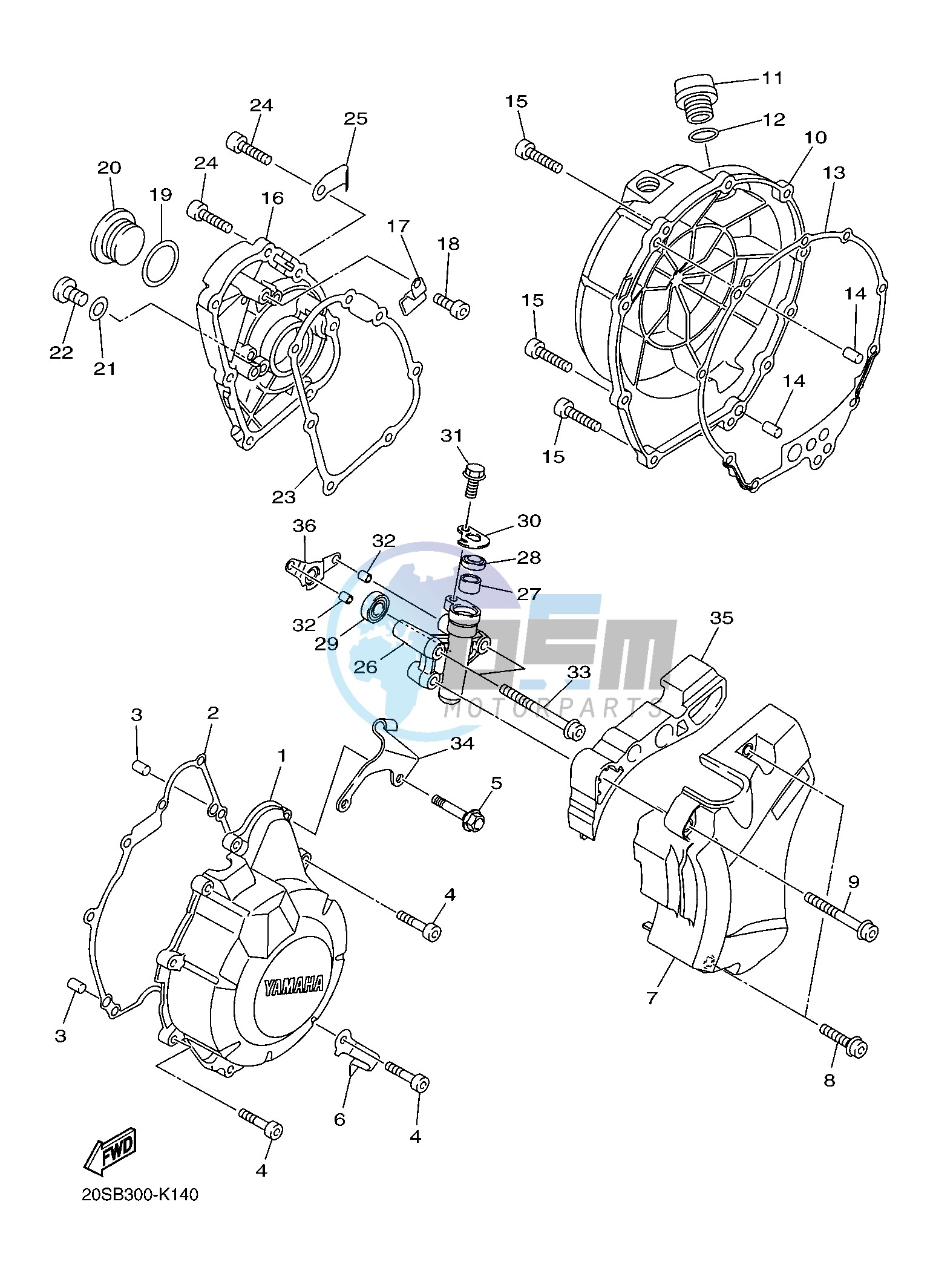 CRANKCASE COVER 1