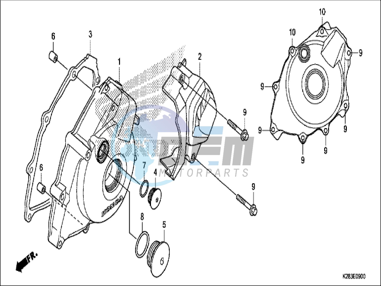 LEFT CRANKCASE COVER