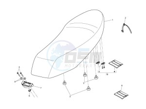 Liberty 125 4t 2v e3 drawing Saddle seats - Tool roll