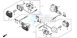 CB500S drawing WINKER