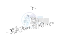 GPR REPLICA PESEK - 50 CC EU2 drawing WATER PUMP