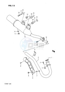 LT230E (E28) drawing MUFFLER