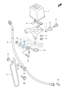 DR350 (E3) drawing TRIP METER