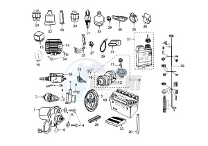 JET FORCE - 50 cc drawing ELECTRICAL DEVICES