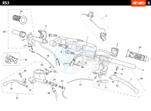 RS3-50-BLACK drawing HANDLEBAR - CONTROLS