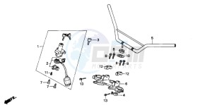 CRM50R drawing HANDLE PIPE/TOP BRIDGE