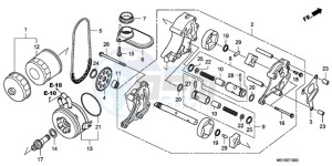 NSA700A9 Europe Direct - (ED / MME) drawing OIL FILTER/OIL PUMP