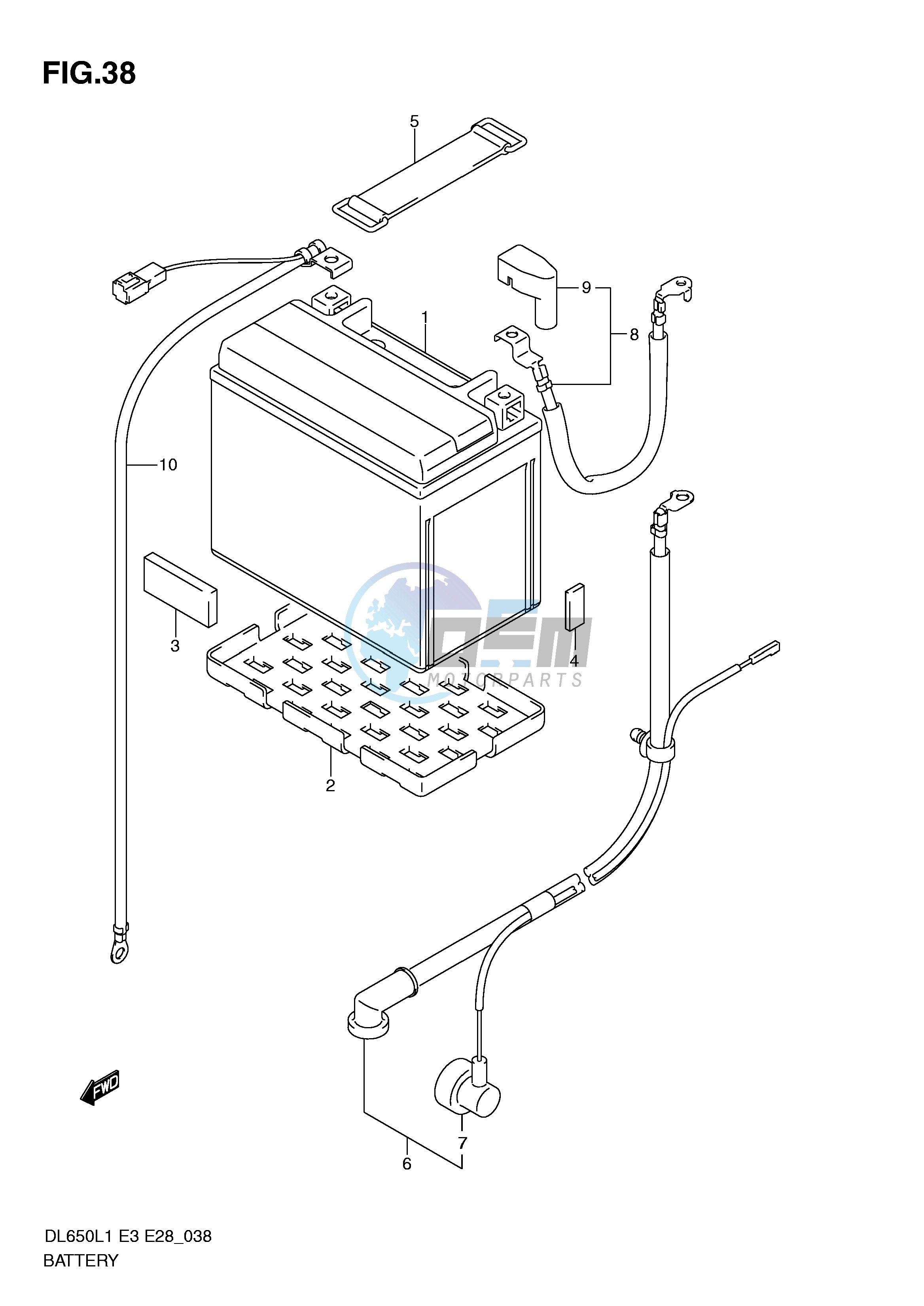 BATTERY (DL650L1 E28)