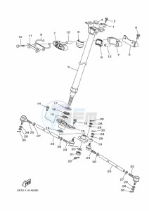 YFM700FWB KODIAK 700 (B6KA) drawing STEERING