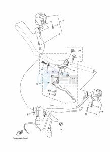 MT-25 MTN250-A (B2E2) drawing HANDLE SWITCH & LEVER