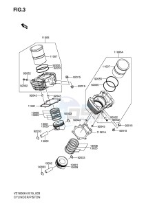 VZ1600 (E19) drawing CYLINDER PISTON