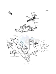 ER-6F_ABS EX650FCF XX (EU ME A(FRICA) drawing Taillight(s)