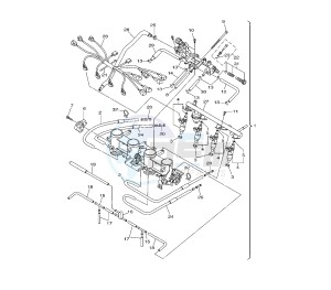 XJ6-S DIVERSION ABS 600 drawing INTAKE 2