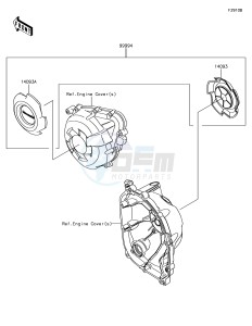 Z1000SX ZX1000WHF XX (EU ME A(FRICA) drawing Accessory(Crankcase Ring)