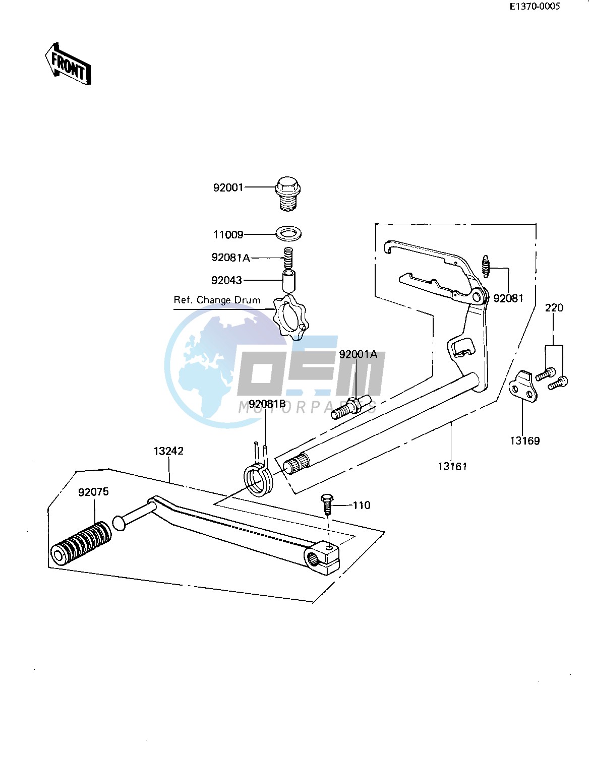 GEAR CHANGE MECHANISM