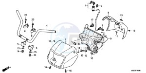 TRX500FMD TRX500FM Europe Direct - (ED) drawing HANDLE PIPE