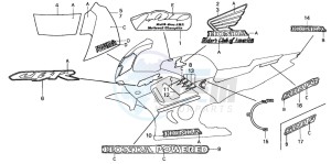 CBR600F drawing STRIPE (CBR600SE)