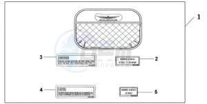 GL18009 BR / AB - (BR / AB) drawing INNER S/B LID ORG