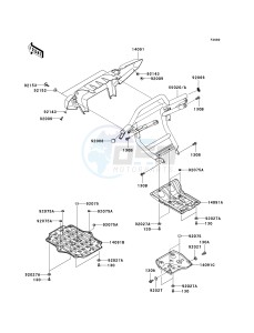 KVF 650 D ([BRUTE FORCE 650 4X4] (D6F-D9F) D6F drawing GUARD-- S- -