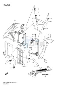 RM-Z450 (E3-E28) drawing RADIATOR (RM-Z450L1)